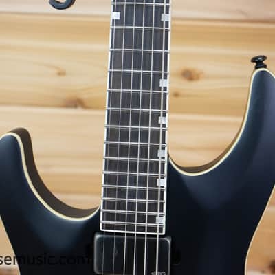 ESP LTD MH-1000 Baritone Left Handed - Black Satin image 3