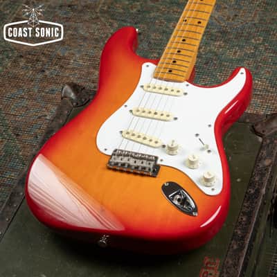 2012 Fender '57 Reissue Stratocaster ST57 Made in Japan - Cherry Sunburst image 7