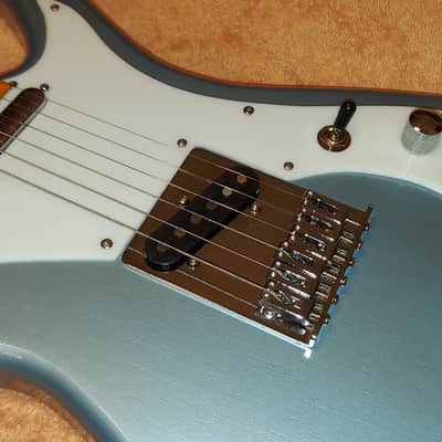 Custom Built  ICE-T Iceman + Telecaster Pontiac Blue image 11