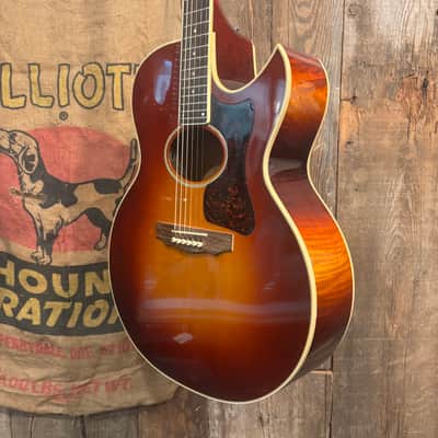 Guild F45CE-S6 1990 - Cherry Sunburst image 2