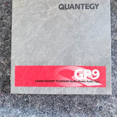 Quantegy GP9 1/2" audio tape for analog RTR machines on 10.5" metal reel image 3