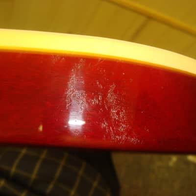 1986 Heritage H-140 Thin-Line Electric Guitar Cherry Burst image 7