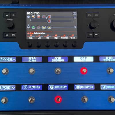 Line 6 Helix Floor - Limited Edition - Lightning Blue image 2