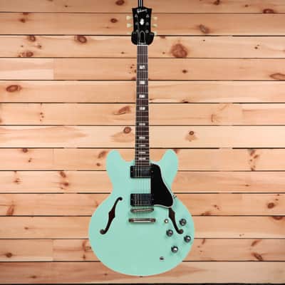 Gibson PSL 1964 ES-335 Ultra Light Aged - Kerry Green Two Tone-130636 image 4