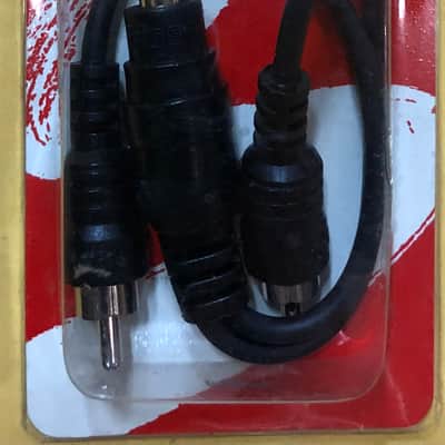 Hosa YPR-124 6" Shielded Y Cable Mono 1/4" Phone Plug to Two RCA Plugs - Black image 2