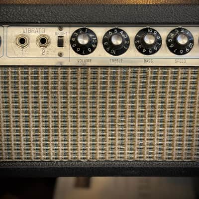 Fender Bandmaster "Drip Edge" 50-Watt 2-Channel Guitar Amp Head 1968 Silverface Recently Serviced and Re-Tubed image 3