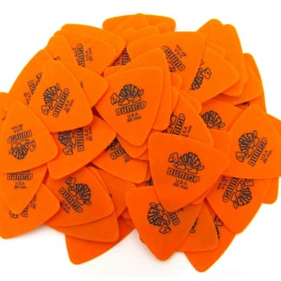 Dunlop Guitar Picks  Tortex Tri  72 Picks  .60mm  431R.60  Orange