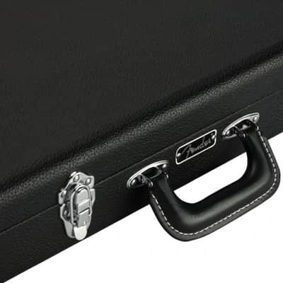 Fender Classic Series Wood Case for Mustang and Duo Sonic Guitars, Black image 3
