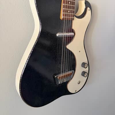 Vintage 1960s Silvertone 1448 Amp-In-Case Guitar – Original Tube Amp Complete Set Fully Working 1448 With Case Amp Black image 6