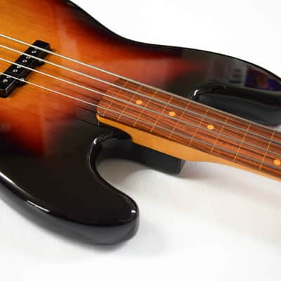 Fender American Jaco Pastorious Fretless Jazz Bass - Sunburst image 5
