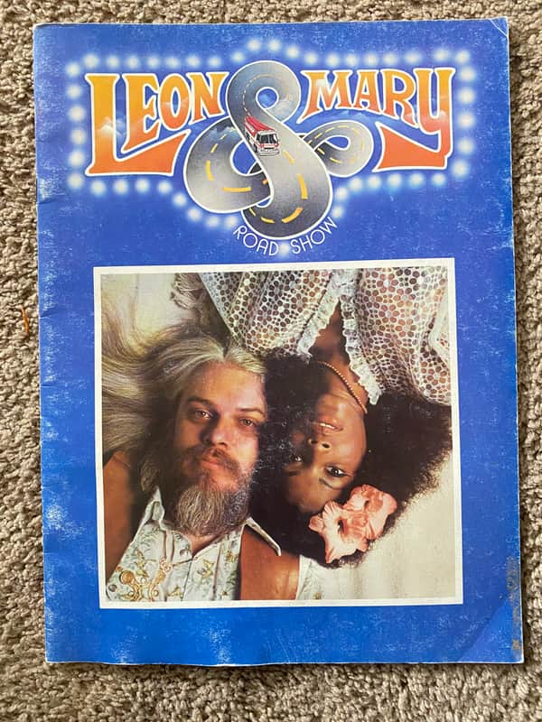Leon and Mary Russell Marriage Program NL 1976 - NA image 1