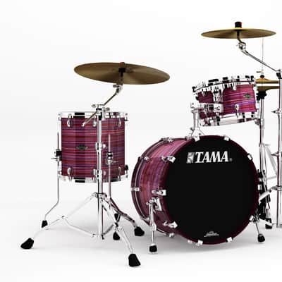 Tama Starclassic WBS32RZS-LPO Starclassic Walnut/Birch 12x8/14x14/20x14" 3pc Shell Pack image 1