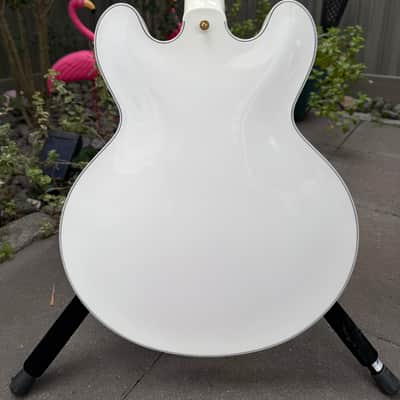 Gibson Gibson Custom Shop 1959 ES-355 Reissue Made 2 Measure VOS Alpine White VOS 2024 - Alpine White image 10