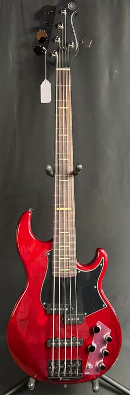Yamaha BB735A Broad Bass 5-String Bass Guitar Fired Red Finish w/ Gig Bag (246) image 1