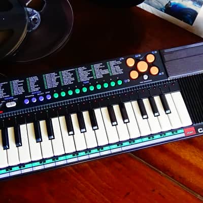 Vintage Casio PT-88 mini keyboard with ROM-Pack & key lighting