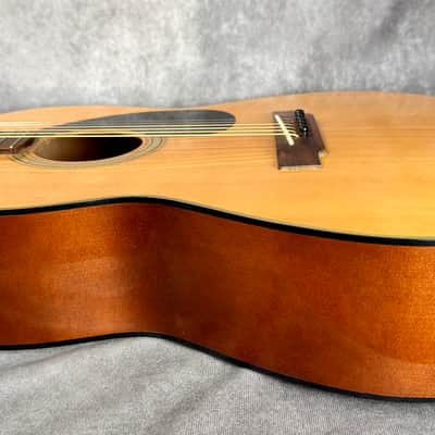 Yamaha FG-75 Folk Guitar 1968 - 1974 - Natural image 7
