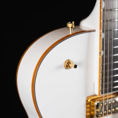 Gretsch Synchromatic Falcon Electric Guitar – Snowcrest White image 3
