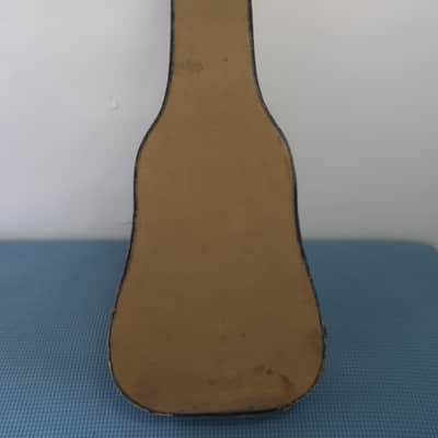 Antique Vintage 1930s Regal Parlor Guitar Project Scenic Floral Stencil Washburn Ditson Original Cloth Latch Case image 24