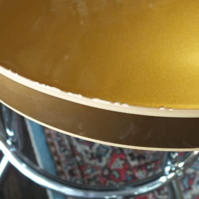 2013 Gibson ES-335 Memphis Gold Top w Dot Inlays image 11