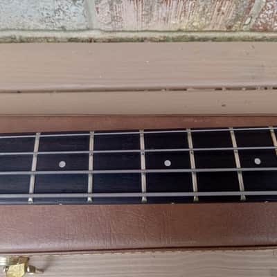 Vintage 1980's Hondo Alien Headless Aluminum Neck Bass Guitar w/ Original Hardshell Case! image 7