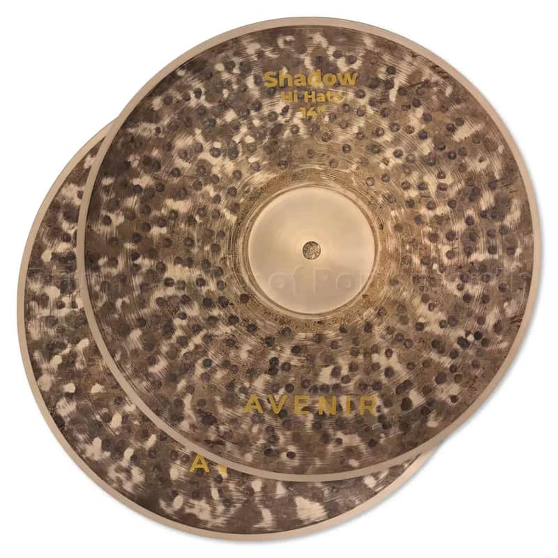 Avenir Shadow Hi Hat Cymbals 14" image 1