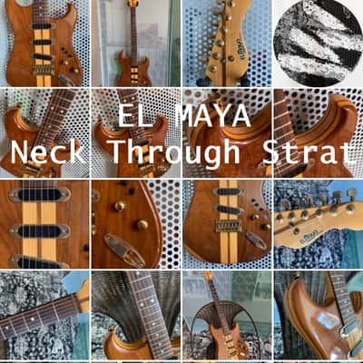 EL MAYA Neck Through Strat 1980 natural image 2