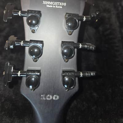 B.C. Rich Rare x09 serial Mockingbird Late 90s-early 2000s - Satin Black trans quilted maple image 8
