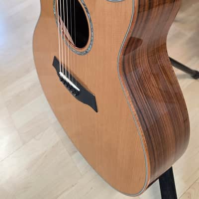 Taylor GS Custom Shop Grand Symphony 1 of 1 Tree Inlay Flame Hawaiian KOA and Hand Select Rosewood Masterbuilt Master Built Presentation American BTO Built-to-Order USA Acoustic-Electric Guitar image 20