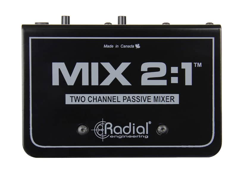 Radial Engineering Mix 2:1 Two-channel Audio Combiner & Mixer image 1