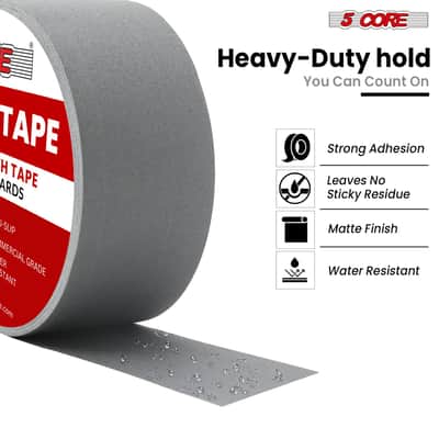 5 Core Gaffers Tape 2" 30 Yards 4Pcs Professional Grey Pro Gaff Tape Non Reflective Water Resistant image 7