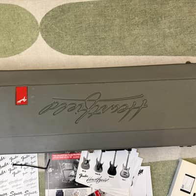 1990 Fender Heartfield EX-2 Made in Japan – Figured Maple Top, Rare Gray Case, Paperwork & Extras image 9