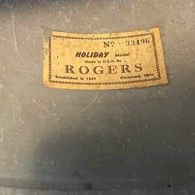Roger’s 1960’s 13” Holiday Rack Tom in Original Blue Ripple image 6