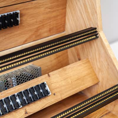 2 Many Synths 12U 126HP powered Solid Oak Eurorack case image 9