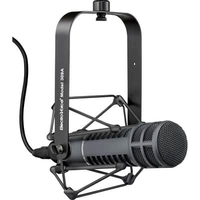 Electro-Voice RE20-BLACK Broadcast Announcer Microphone with Variable-D image 3