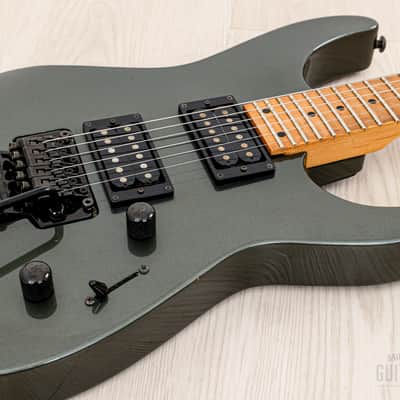 1997 Charvel Dinky HH DK24 Ikebe Limited Edition Gunmetal Gray w/ Floyd Rose, Japan image 6