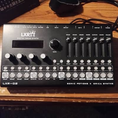 Erica Synths LXR-02 Digital Drum Synth 2021 Black image 2