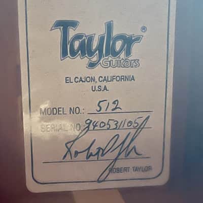 Taylor 512 1994 - Natural image 10