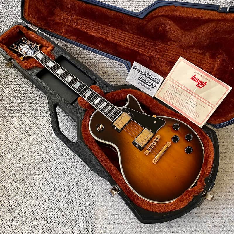1988 Gibson Les Paul Custom - Tobacco Sunburst + OHSC & Papers image 1