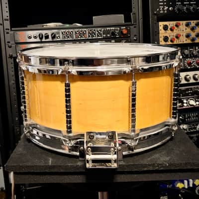 Rare Vintage CB700 6.5x14 Maple Free Floating Snare – Pearl Pedigree image 7