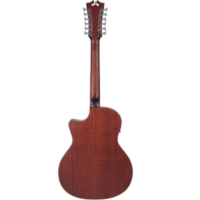D'Angelico - Premier Fulton LS 12-String Grand Auditorium Acoustic Electric Guitar - Natural Satin Mahogany image 5