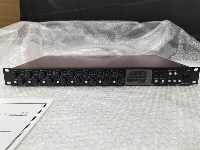 Focusrite Scarlett OctoPre Dynamic 2017 - Present - Black image 1