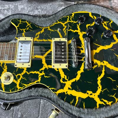 Epiphone Les Paul Nuclear Extreme 2001 - 2002 - Green Yellow Crackle image 15