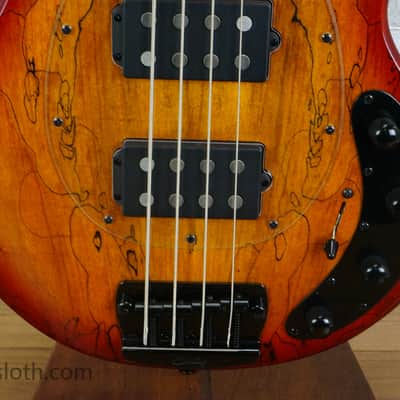 Sterling StingRay Ray34HHSM - Blood Orange Burst image 6