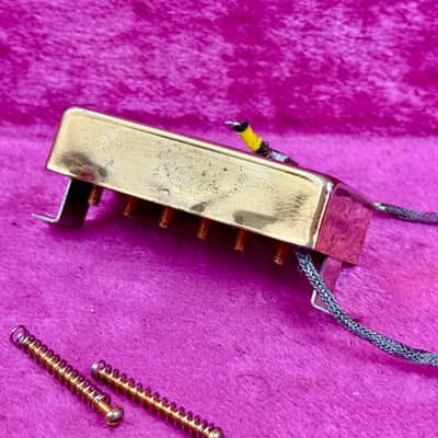 Used Sheptone AB Humbucker Bridge Position Guitar Pickup Circa 2010's - Gold image 5