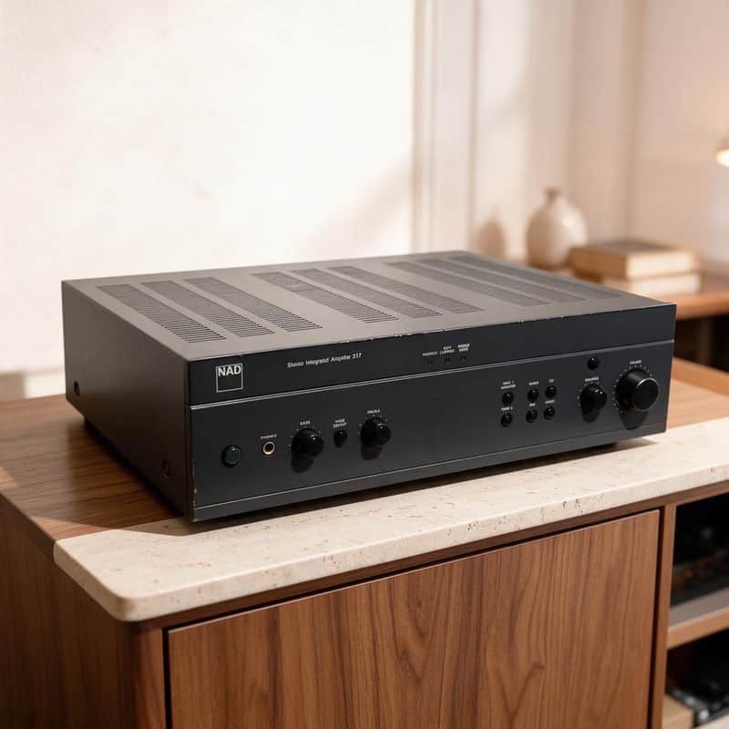 NAD C317 Rare Vintage Integrated Amplifier Working Stereo Hi-Fi Core Warranty imagen 1