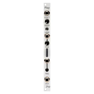 2hp Play Eurorack WAV Player Module (Silver) image 2