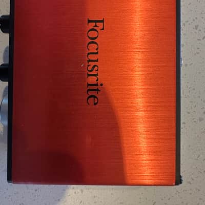 Focusrite Scarlett Solo 1st Generation USB Audio Interface 2010s - Red image 2
