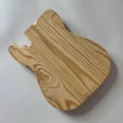 Custom Unfinished Ash Wood Tele Style Guitar Body DIY Project image 5