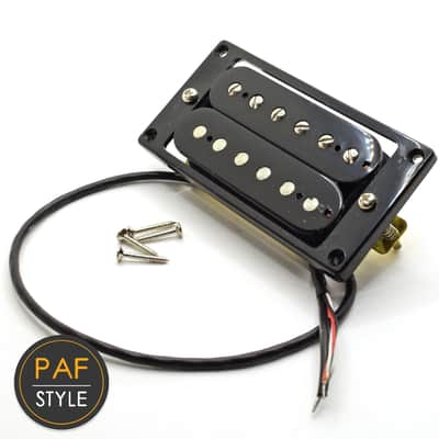 New Blues™ PAF Style Vintage Spec Humbucker Pickup Black with Mounting Ring image 4