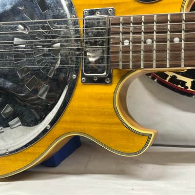 Galveston Singlecut Acoustic Electric Resonator Guitar image 6